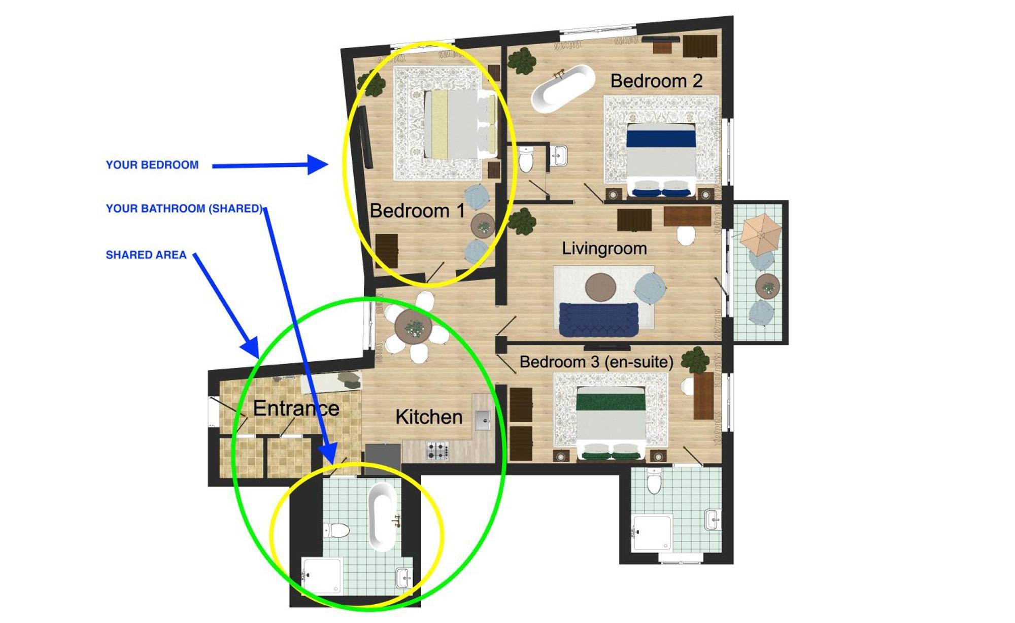 Victoria Design Stays - Premium Apartment Ohrada Praha Rom bilde